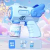 Popular Celebridad de Internet Máquina de Burbujas Angel Juguete de Mano para Niños Soplador Eléctrico de Burbujas Pistola de Burbujas Totalmente Automática Líquido para Burbujas