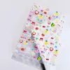 Pegatinas de Arte para Uñas Estilo Fruta de Dibujos Animados Ins Coreano Pegatinas para Tazas de Agua DIY Pegatinas Estéreo en Relieve Conejo Lindo