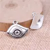 22X17Mm 1.1g Colgante de Joyería de Plata Antigua Hecho a Mano DIY Otros Colgantes Colgantes de Ojo