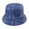 Nuevo Sombrero de Pescador con Costuras de Color Mixto Estampado de Anacardo Transfronterizo Europeo y Americano Amazon Sombrero de Sol Protección Solar Sombrero de Cuenca para Hombres y Mujeres Primavera y Verano