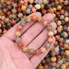 Pulsera natural de mujer de Xinjiang al por mayor Billetera de bambú de Jade de Tianshan Pulsera de anillo único Pulsera de jade del Gobi pulsera de jade dorado