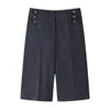 Comércio Exterior 2026 Verão Novo Estilo Europeu e Americano Moda Feminina Casual Solta Renda Patchwork Jaqueta e Shorts 7932576