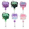Carrete de Insignia Retráctil Personalizado de Fábrica DIY con Cuentas para Enfermeras para Decorar Portatarjetas de Identificación del Trabajo Conveniente para Pasar Tarjeta de Acceso Se Aceptan Pedidos Pequeños