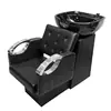 Lavabo de cerámica para cama de lavado, cama de champú de fibra de vidrio, accesorios de cama tailandesa, fábrica directa, cama de champú semiacostada, cama de lavado