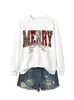 Amazon eBay loja independente moda casual feminina MERRY gravata borboleta estampa de leopardo xadrez com lantejoulas moletom transfronteiriço