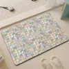 Alfombrilla de Piso de Tierra de Diatomeas de Fábrica Original, Material Natural y Ecológico, Sin Olor, Súper Absorbente, Se Seca Instantáneamente al Pisarla, Antideslizante y Resistente al Desgaste