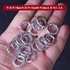 Anillo de Correr de Plata de Xizang Aro Dorado Ruyi de Plata Anillo de Seguridad Accesorios para Joyería DIY Anillo de Conexión Pulsera Broche Chapado en Plata