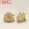 Rosa Artificial (Rosa Redonda Pequeña) Venta Directa del Fabricante de Cabezas de Flores Arreglo de Arco de Pared para Escena al Aire Libre de Bodas