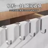 Gancho doble en forma de S de acero inoxidable, gancho para puerta sin perforación para colgar ropa, gancho S multifuncional para puertas de cocina, baño y gabinetes, montado en la pared