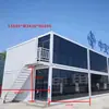 Exportação transfronteiriça de contêineres de escritório temporário para canteiros de obras, casas pré-fabricadas modulares destacáveis, unidades habitacionais em contêiner