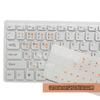 Sticker para Teclado Coreano Transparente Autoadhesivo Sticker para Teclas Película Protectora Naranja Negro Multicolor Opcional