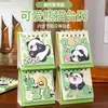 Calendário de Mesa Panda Fofo 2026 Planejador de Mesa Desenho Animado Mini Calendário Gorro Ornamento