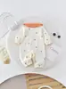 Nuevo Estilo Mameluco para Bebé Niña, Primavera y Otoño, Estilo Princesa Súper Lindo, Ropa para Exteriores, Trendy Traje para Gatear, Mono de Manga Larga para Bebé