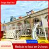 Shopping panorâmico ao ar livre grande equipamento de diversão planejamento paraíso infantil design expansão escalada combinação slide personalização
