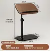 Mesa de cabeceira ajustável para quarto de casa, prateleira de armazenamento giratória, mesa de centro para quarto de aluguel, mesa elevatória para sofá da sala