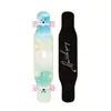 Skate Longboard de 44 Pulgadas para Principiantes, Hombres y Mujeres, Adultos, Tabla de Baile Doblemente Curva Profesional, Monopatín de Cuatro Ruedas de Madera de Arce para Jóvenes