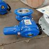 Válvula borboleta elétrica de flange tipo de interruptor comum com operação no volante
