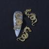 Acessórios para Unhas Liga de Zinco Ano Zodiacal Estilo Chinês Dragão Dourado Auspicioso Decoração de Unha Produto Acabado Venda Quente Transfronteiriço