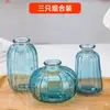 Vaso de Vidro Atacado Flores Frescas Simples Flores Secas Flores em Vasos Rosas Enfeites de Sala de Estar Decoração Ins Pequeno Vaso em Relevo