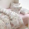 Classe A Nude Lavagem Do Sono Algodão Conjunto De Quatro Peças ins Fresh Puro Lençol De Cama Capa De Colcha Roupas De Cama Roupas De Cama Conjunto De Três Peças