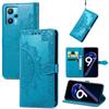 Funda protectora tipo cartera con tapa y relieve de mandala para teléfono móvil Oppo A6/A96, Funda de cuero para teléfono móvil Realme 15