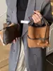 Bolso Cubo de Alta Gama de Moda Transfronteriza, Bolso de Mano Elegante y Versátil, Diseño de Moda Otoño e Invierno, Bolso Cruzado de Hombro Único para Mujer