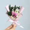 Flores Secas de 12cm, Buquê de Flores Eternas, Rosas, Miosótis, Gipsofila, Flores Reais, Lembrancinhas, Presentes de Feriado