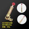 Set de herramientas para cortar cuero con fuelle de acero inoxidable, batidor de onda 3 cuchillas, 6 cabezales de 4 puntas, empuje manual, soporte automático de borde plano