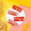 Série Ano Novo DIY saco de embalagem para nougat e toffee saco para assar biscoitos bolo de leite jujuba de leite saco plástico com fecho Ziplock