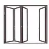 Puerta plegable Puerta divisoria Puerta de garaje Tienda de coches Tienda Puerta corrediza Ruptura térmica Aleación de aluminio Puerta plegable corrediza de alta resistencia Vidrio