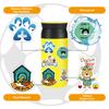 50 hojas pegatinas veterinarias inglés nuevo transfronterizo Hospital de Mascotas farmacéutico químico caricatura pegatinas graffiti en stock