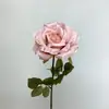 Rosa Artificial Retrô Francês Decorações de Flores Rosa Românticas para Sala de Estar de Casa Guias de Caminho para Casamento Flores Artificiais Decorativas Externas
