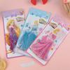 Traje de Disfraz para Uñas de Princesa de Dibujos Animados Pegatinas para Uñas Infantiles Hechas a Mano DIY Pegatinas para Uñas con Cuentas Juguetes de Joyería