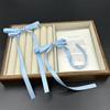 Nuevo Adorno de Pedrería en Forma de Corazón, Cinta de Tela, Lazo, Pasador para el Cabello, Niña de Ballet, Pinza Superior para el Cabello, Pinza Lateral, Pinza de Pato, Accesorios para el Cabello
