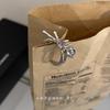 Suzyacc kr diseño de nicho anillo de ramo de rosas moda femenina anillo personalizado para el dedo índice 2024 nueva moda
