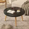 Mesa de centro pequeña al lado del sofá, moderna simple creativa rincón de balcón mesa pequeña estante de almacenamiento mesita de noche mesa redonda pequeña mesa auxiliar