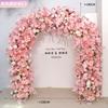 Nuevo Arco de Cuerno Flor Artística Flor de Simulación Propuesta de Flor Cumpleaños Escena de Flor de Simulación Diseño Boda Flores Falsas