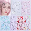 Pegatinas de Diamantes sin Pegamento para Supermercado para Maquillaje de Escenario Infantil, Decoraciones Faciales, Pegatinas de Pedrería, Maquillaje de Concierto, Pegatinas para Cejas