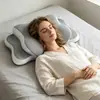 Almohada con forma de mariposa de Amazon, almohada gruesa de espuma viscoelástica, almohada de soporte para el cuello, almohada cervical para adultos, núcleo de almohada de espuma viscoelástica, almohada viscoelástica de forma única