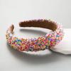 Headband europeu e americano novo estilo esponja moda de abas largas headband menina versátil de abas largas pressão lavagem de cabelo cocar atacado