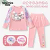 Nuevo Modelo 2025 Traje de Baño Infantil para Niñas, Dos Piezas de Manga Larga y Pantalón Largo, Secado Rápido, Protección Solar para Niños Mayores