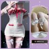 Nueva Ropa Navideña de Chaomu Falda Ajustada al Cuerpo para Mujer Uniforme Dulce Sexy de Conejita Traje de Jersey de Año Nuevo 1565