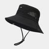 Chapéu de secagem rápida feminino com costura de malha respirável proteção solar ao ar livre chapéu de sol chapéu de pesca masculino chapéu de sol à prova d'água