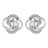 Brincos de Prata 925 para Mulheres, Versáteis para o Trabalho, Brincos Únicos e Modernos Estilo Ins, Trevo de Quatro Folhas Elegante, Brincos de Luxo Leve Exquisitos Atacado