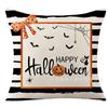 Fronha de Halloween Mais Vendida da Amazon Abóbora Fantasma Fronha Decorativa Material de Linho Venda Direta da Fábrica