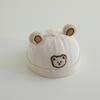 Chapéu de bebê super fofo estilo chinês, chapéu de senhorio, orelhas de urso, moda chapéu para meninos e meninas de 2 a 4 anos, chapéu de abóbora