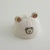 Chapéu Versátil de Proprietário Infantil Atacado Orelhas de Urso Fofas Proteção Solar para Bebê Menina Chapéu Hip-Hop Estilo Coreano Chapéu de Pele de Melão
