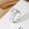 Europa e Estados Unidos anel quente transfronteiriço Amazon popular moda luxo luxo anel de diamante anel de temperamento proposta de casal maré