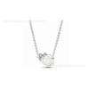 Collar de Plata Esterlina S925 Pangadora Moda Estilo Elegante Serie Perla Cadena Clavícula DIY Collar de Mujer