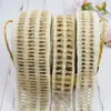 Tira de encaje de algodón y lino con borde de cuerda hueca cinta decoración de bordes para textiles del hogar cortina sofá ropa accesorios venta al por mayor de fábrica